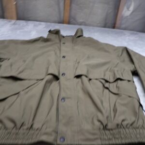 REI Jacket Mens XL Brown Goretex Waterproof Full Zip Vented Outdoor Hiking VTG